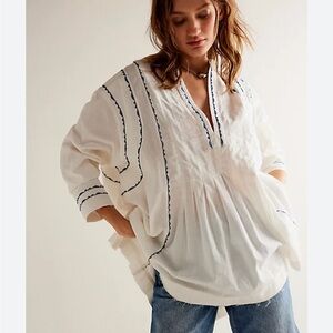 Free People Haut Simply Craft We The Free Oversized Raw Hem Size S